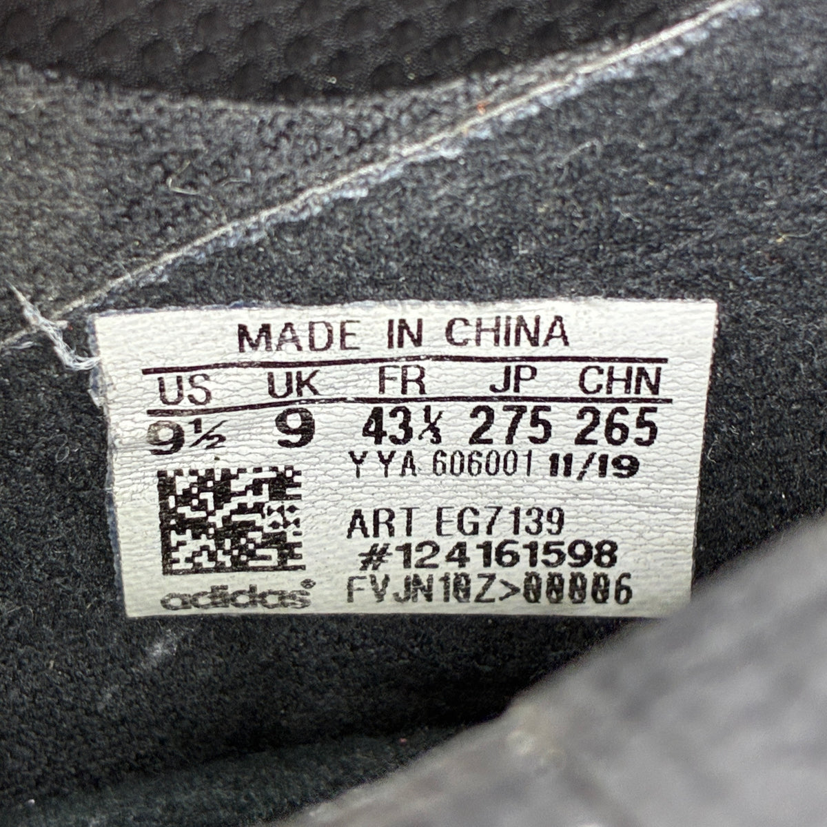Actual size label