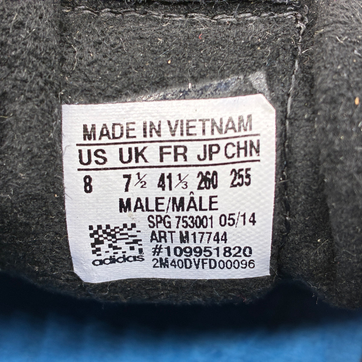 Actual size label
