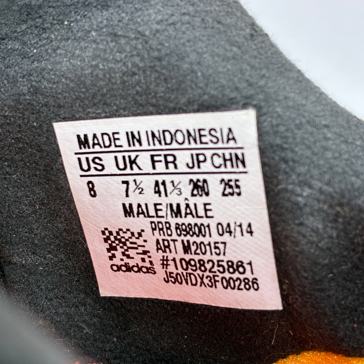 Actual size label