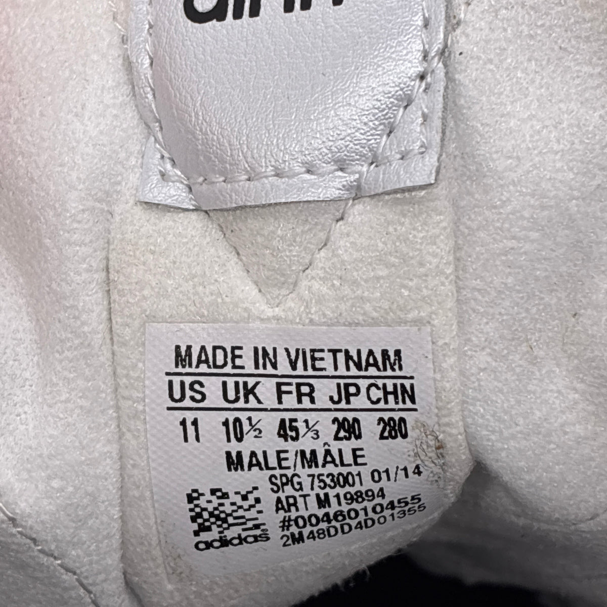 Actual size label