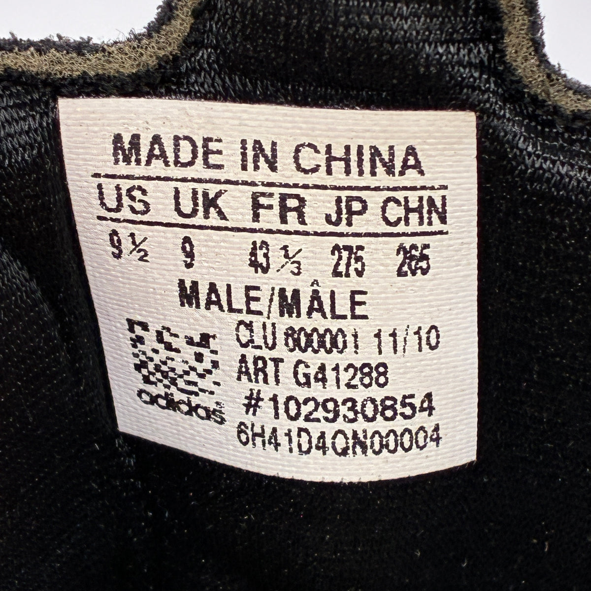 Actual size label